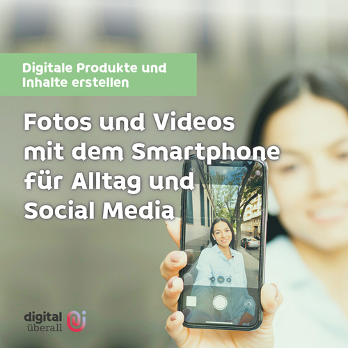 Entdecken Sie die Welt der Smartphone-Fotografie und -Videos! Lernen Sie in unseren kostenfreien Workshops, mit Ihrem Smartphone beeindruckende Fotos und Videos zu erstellen – von Kameraeinstellungen über Bildführung bis zur Bearbeitung mit kostenlosen Apps. Ideal für Social Media oder persönliche Highlights. Wir begleiten Sie mit praktischen Tipps.